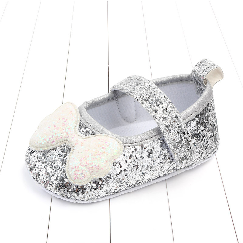 Promotional Multicolor Boutique Newborn Baby Girls Princess Shoes Prewalker for Sale