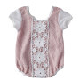 boutique newborn baby girl cute bodysuit petti short sleeve romper