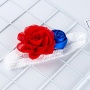 4th of July 4PCS  headband tutus romper shoes set RTS