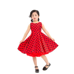 Wholesale New Arrival Vintage Polka Dots Casual Girl 1950s Dresses