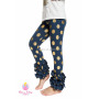 YIWU Factory Wholesale Children's Clothing pants Gold Polka Dot Toddler Leggings Triple Icing Capri