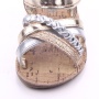 2021 new style bling strap baby girl shoes criss cross sandals