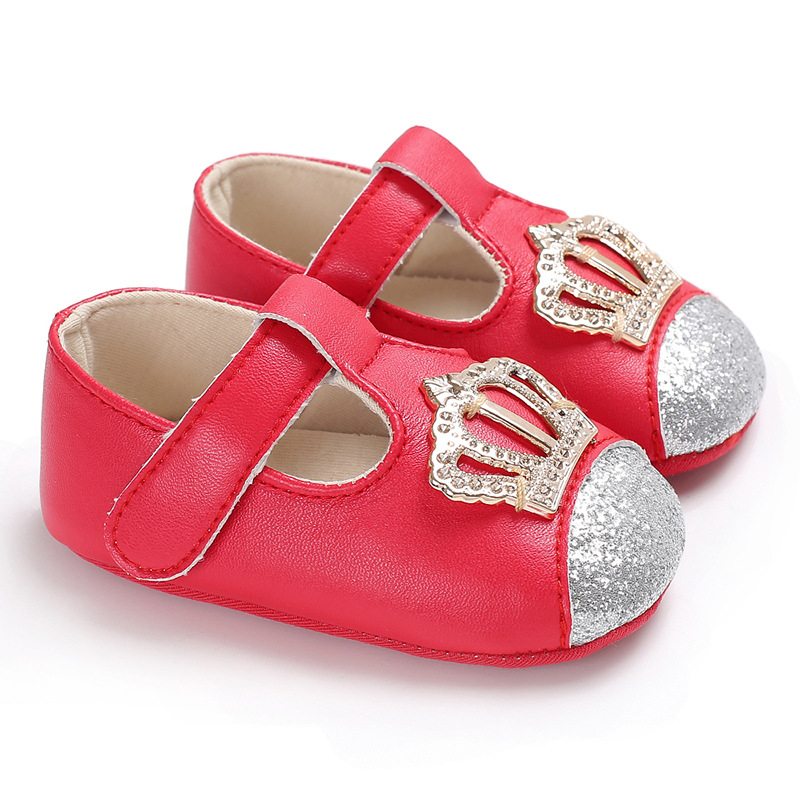 Custom High Quality Designer Newborn Baby Girls Flower Prints Shoes Prewalker for School