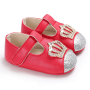 Custom High Quality Designer Newborn Baby Girls Flower Prints Shoes Prewalker for School