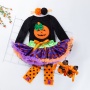 Halloween luxury 2021 girls tutus baby kid 1 year boutique sets
