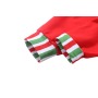 Children Red Sport Clothing Set, Kangaroo Pocket Striped Hoodie Sets