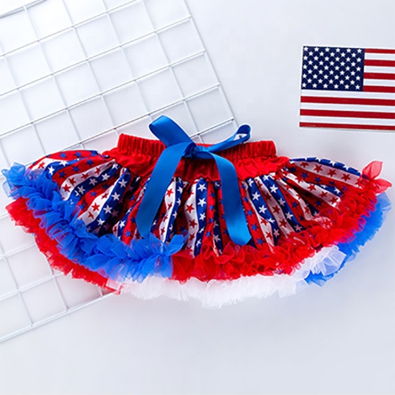 High quality usa 4th of July shoes headband romper tutus set