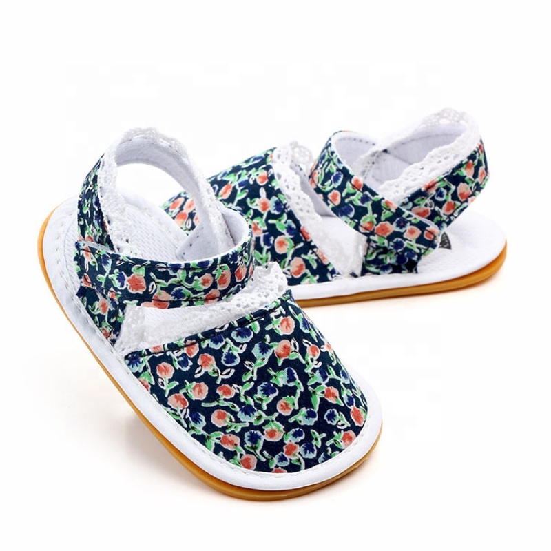 2021 cute newborn breathable baby shoes cotton sandals