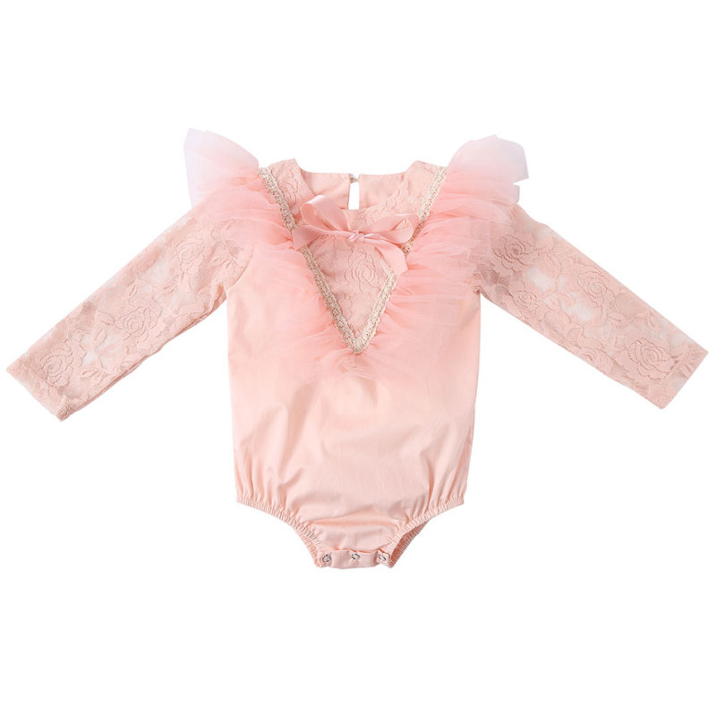 Infants & Toddlers clothing long sleeves cotton baby rompers girls baby romper