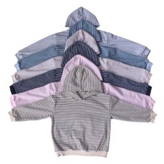 Wholesale New Design Baby Girls Trousers Solid Color Corduroy Overalls Striped Hoodie Unisex Clothing Sets