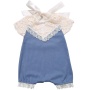 hot pink bowknot boutique baby lace romper