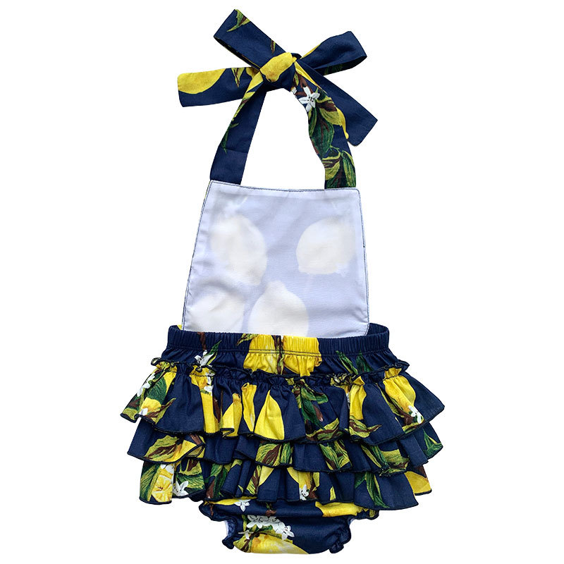 Stockings popular summer sleeveless flower 100%cotton newborn baby girl romper
