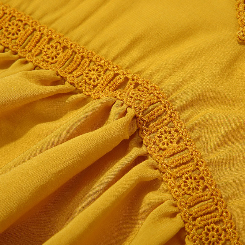 Latest yellow rayon sleeveless girls party wear top casual top for girls