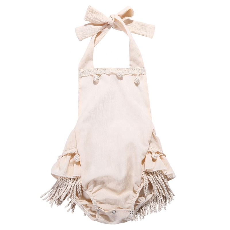 morden comfortable exquisite  baby fringe romper