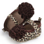 Promotional Korea Style Fancy Leopard Print Baby Toddlers Girls Shoes for Autumn and Spring