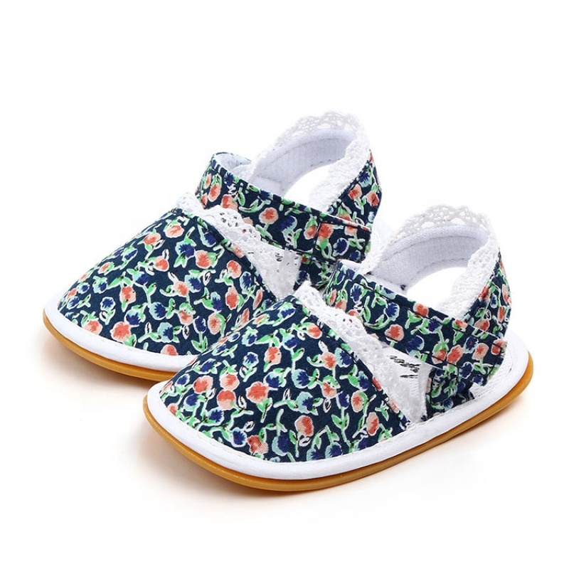 2021 cute newborn breathable baby shoes cotton sandals