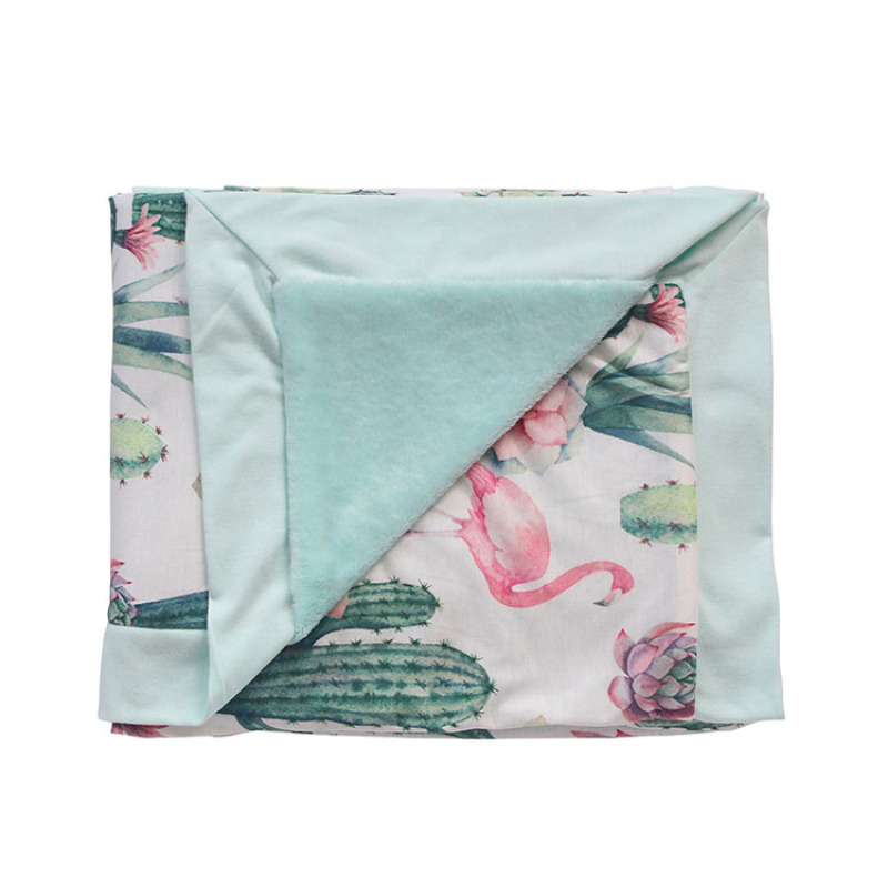 new design winter warm flower plush sleeping bag baby swaddle sacks