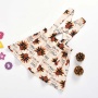 2021 manufactory korean turkey cartoon ruffles toddler girl shirt dress 2 piece set infant clothing baby