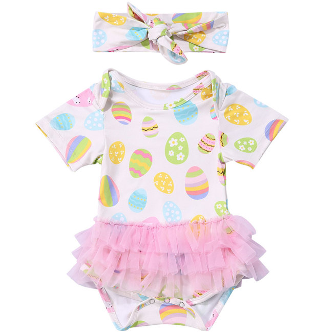 wholesale boutique baby clothes Easter infant baby romper