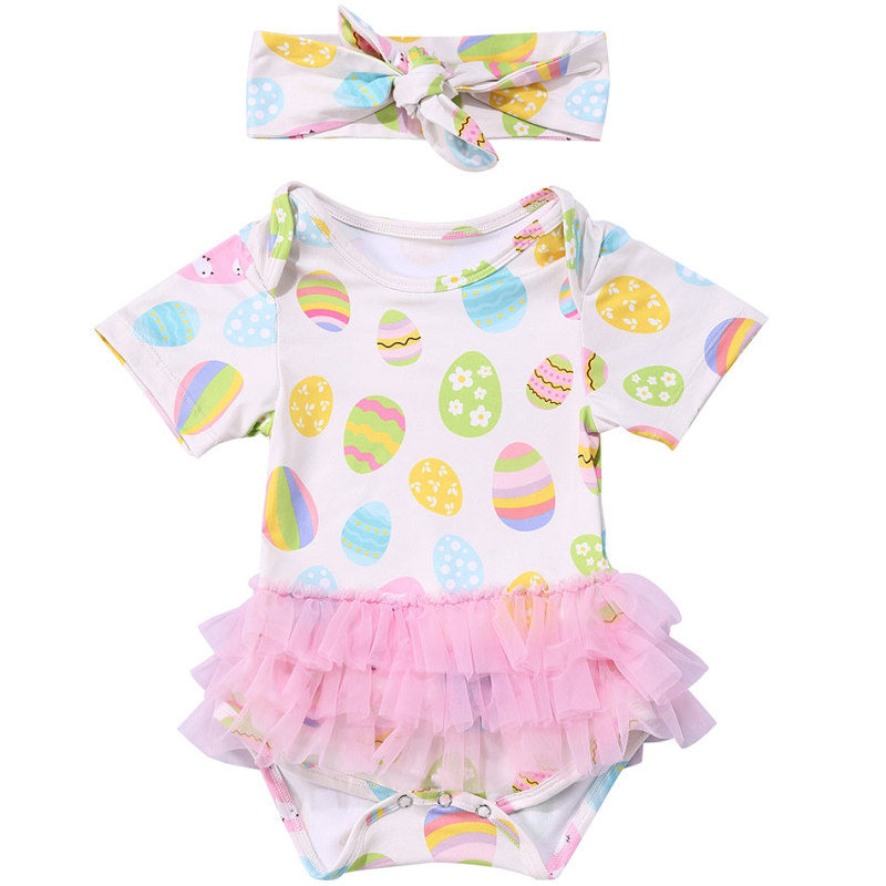 wholesale boutique baby clothes Easter infant baby romper