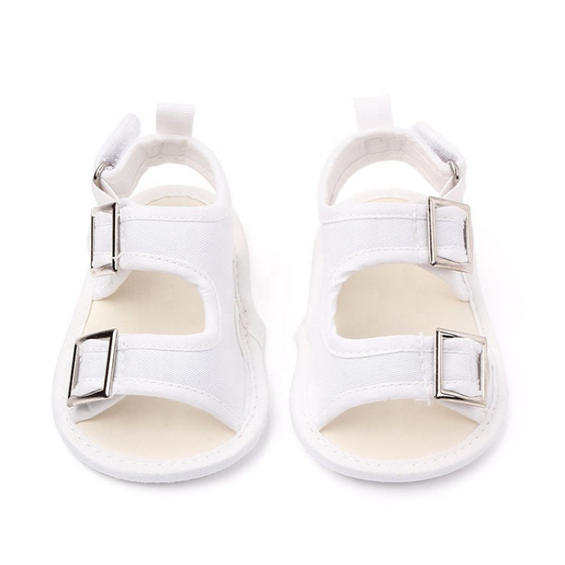 2021 supplier double buckle strap new born shoes sandals