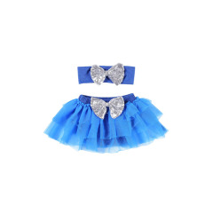 2018 New Fashion Summer Style Girl Wholesale Cheap Tutu Skirt With Bow Knot Headband
