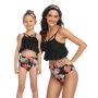 New arrival modest sexy high waist swimwear women little girl swimsuit