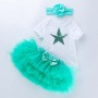 Wholesale Cotton Smash Cake Boutique Baby Romper And Tutu Skirts Set With Headband For Birthday Party 
