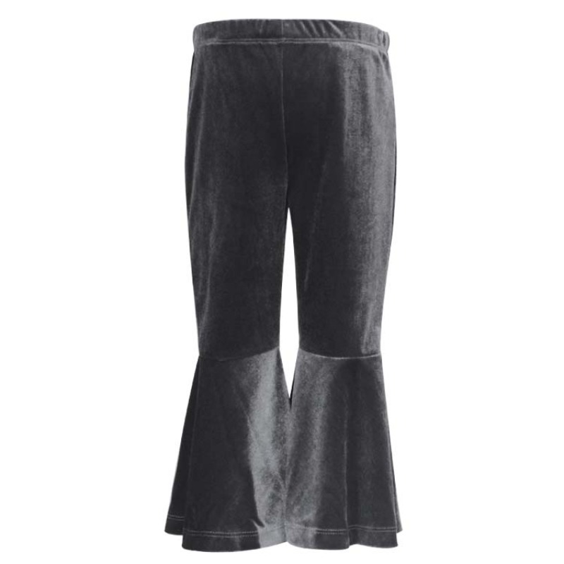MEDOLOVE Fashion Toddler Kids Velvet Pant Little Baby Girls Bell Bottom Pants Flare Trousers