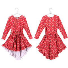 Wholesale New Arrival Girls' High-Low Hem Dress For Daily Wear