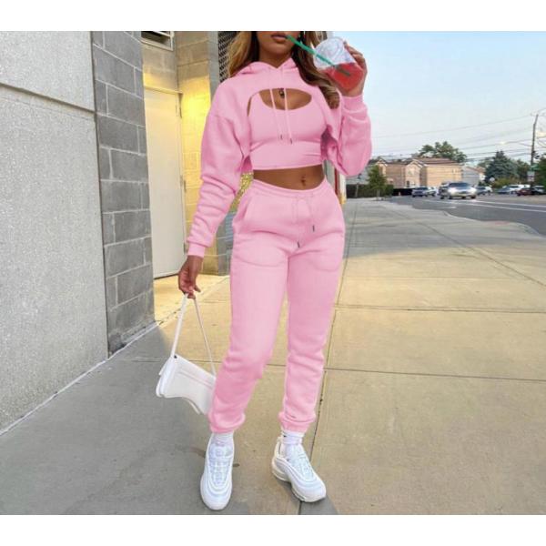 Costume d'hiver en peluche à capuche et manches longues pour femmes