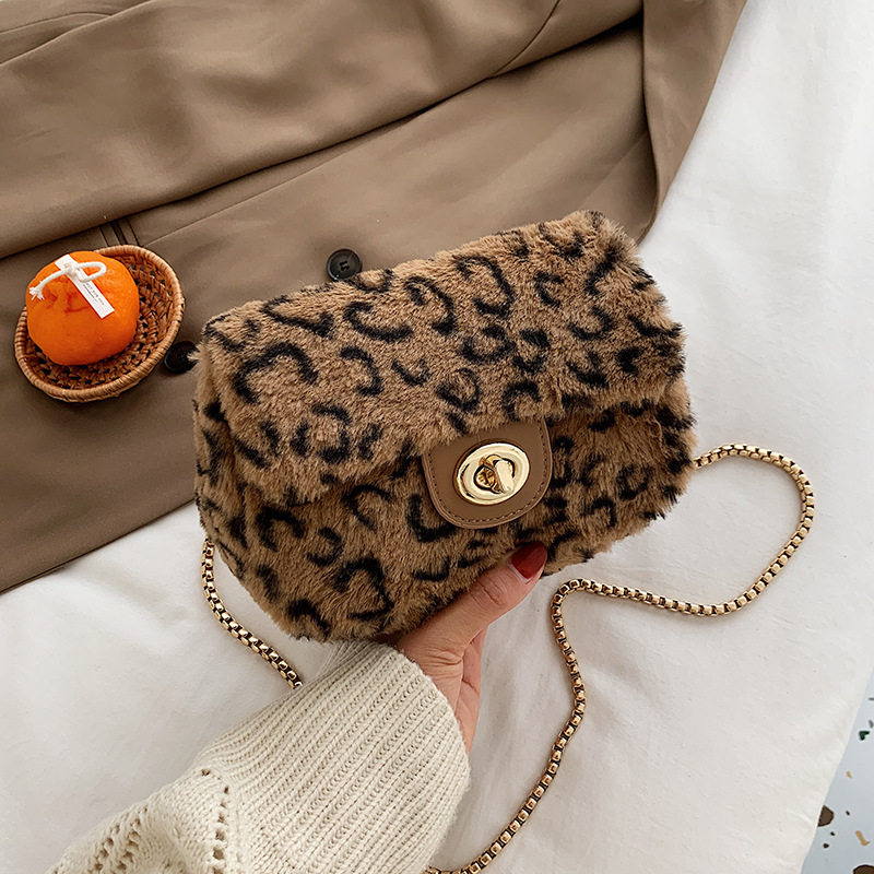 Autumn And Winter New Women Hand Bags Fluffy Bag Chic Style Chain Crossbody Bag Women Purse And HandBags
