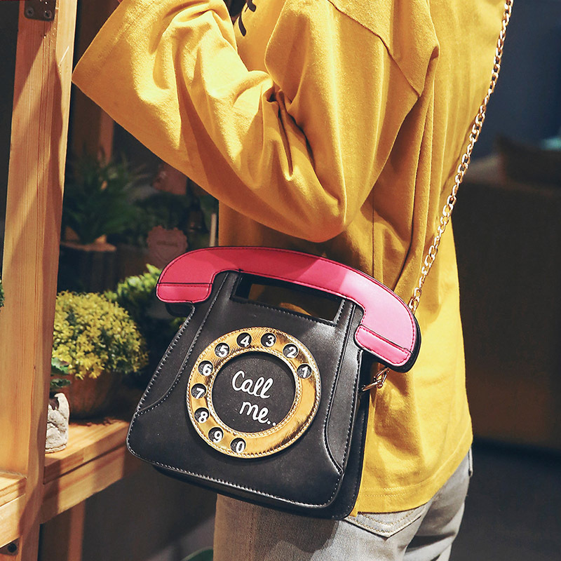 Wholesale telephone shaped ladies tote bags and phone purses and handbags women hand bags