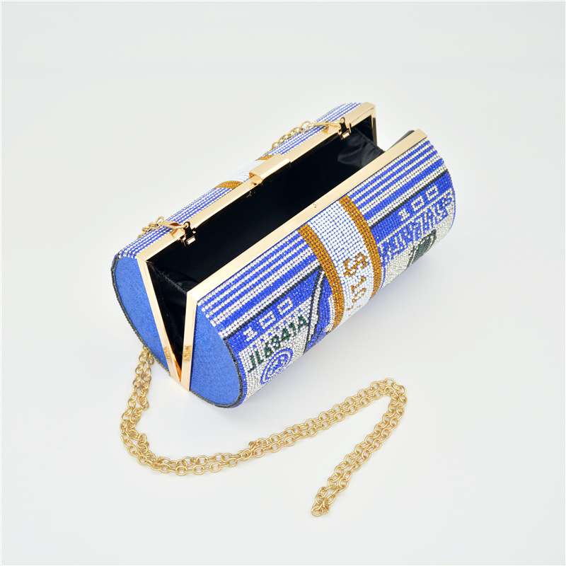 Bling Purses Rhinestone Dollar Clutch Bags Women Handbags Luxury Purses For Women 2021 Handbag