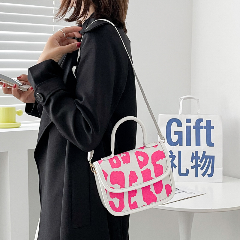 Summer New Small Square Bag Women Handbags 2021 Cute Girl Heart Trendy Contrast Color Crossbody Leather Bags Women Ladies Purses