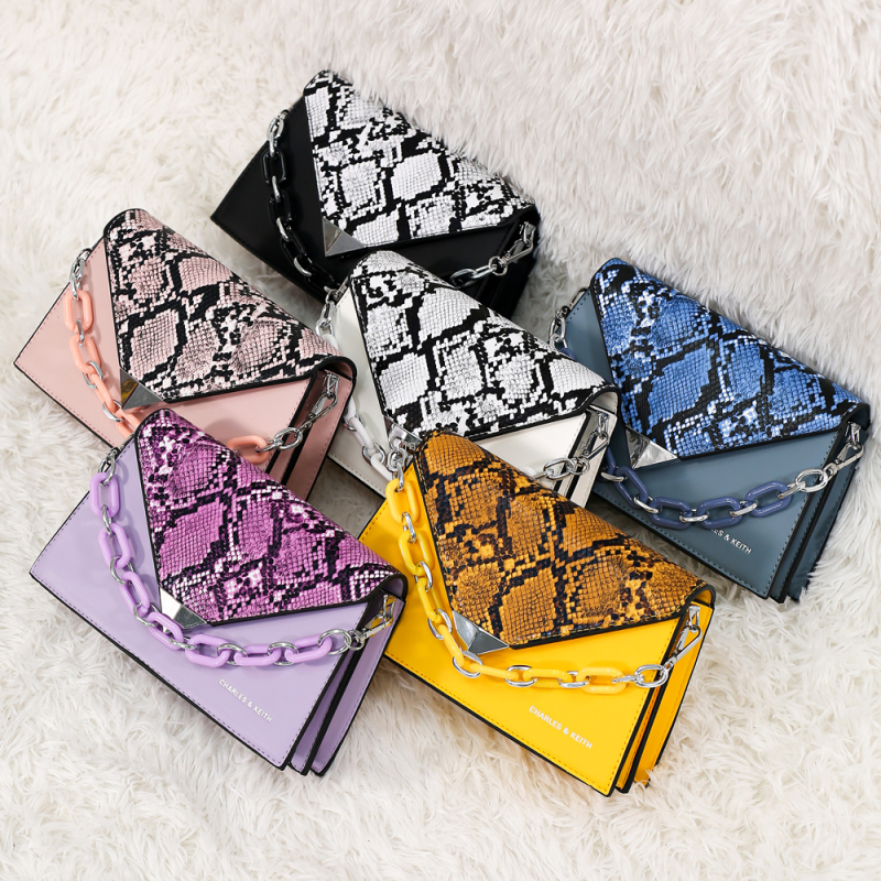 Ins Popular Latest Serpentine Clamshell Bags Shoulder Crossbody Chain Purses Luxury Handbags Women Purses And Hand Bags