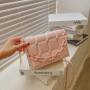 2021 Autumn New Chain Small Square Bag Handbag Influence  Ins Korean Fashion Square Niche Crossbody Shoulder Bag Women Hand Bags
