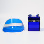 Transparent Sunhat And Square Women Transparent Bag Messenger Handbag