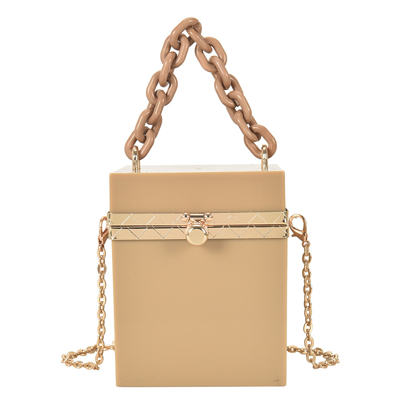 Fashion candy color PVC acrylic box bag women purses and handbags for women purses 2021