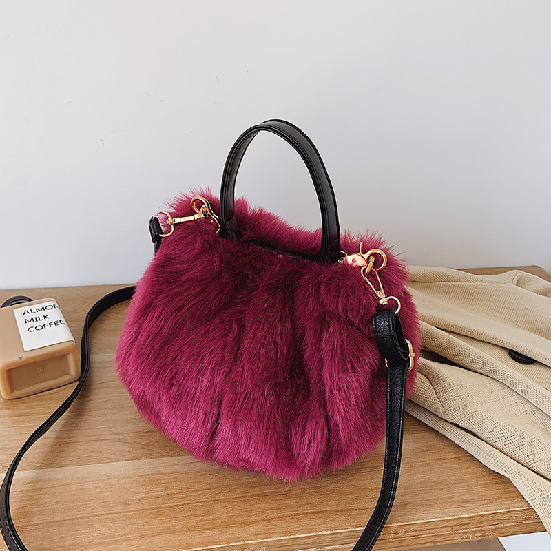 Wholesale Fur Handbag Ladies Crossbody Handbags Designer Purses And Handbags Luxury Women Hand Bags