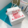 Chinese Style Pu Chain Messenger Bag Printed Shoulder Bag
