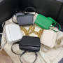 Fashionable Korean Small Square Bag Female Ins New Chain Messenger Bags Elegant Simple Ladies Handbags Women Bags