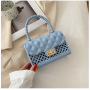 2021 New Korean Style Trendy Fashion Western Style Hollow Candy Jelly Bag Ladies Purses And Handbags