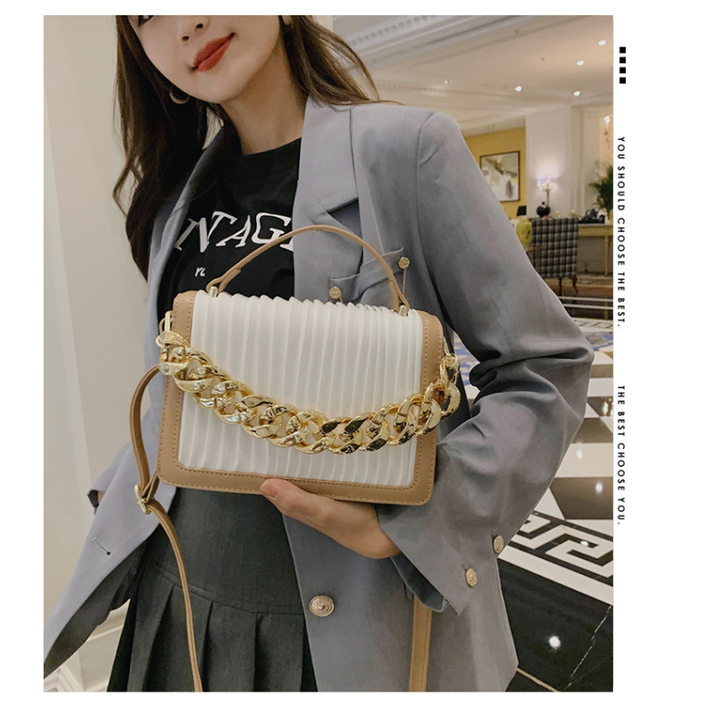 Ins Fashion Simple Style Bags Women Handbags Ladies 2021 New Fashion Fold Shoulder Bag Trendy Purses And Handbags