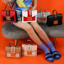 Crossbody Pu Leather Purses And Handbags And Slouch Sock 