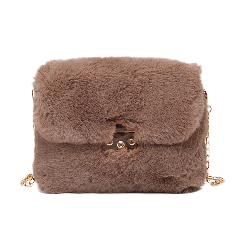 Small Square Bags Women Handbags Ladies Designer Handbags For Women Fur Purses