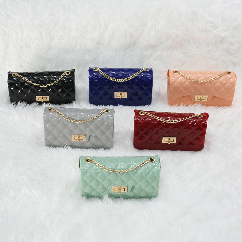 New Arrivals Designers Purses Fashion Pu Leather Handbags Luxury Jelly Purse Ladies Handbags Women Bags Messenger Bag