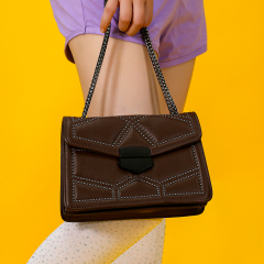 Fashion square bag rivet handbags chain single shoulder bags designers handbags wholesale purses and handbags women