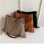 New Korean Version Of One-Shoulder Diagonal Bag Large Capacity Chain Fur Handbags Underarm Bag Casual Texture Tote Bag
