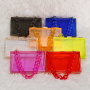 Ladies One Shoulder Crossbody Transparent Acrylic Handbag Chain Small Square Bag